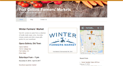 Desktop Screenshot of fortcollinsfarmersmarkets.com