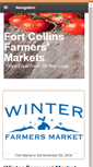 Mobile Screenshot of fortcollinsfarmersmarkets.com